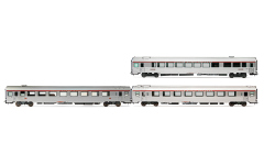 Jouef HJ4197 - H0 - 3-tlg. Set Personenwagen EC Étoile du Nord, SNCF, Ep. V - Set 2